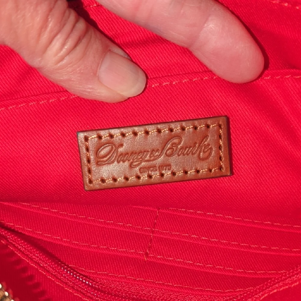 Dooney & Bourke Gray Leather Wristlet